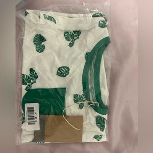 18-24 month Kyte baby toddler tee monstera